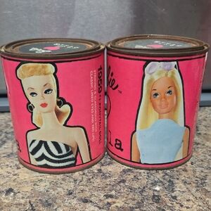 Barbie Loves STILA collectors Makeup Cans.